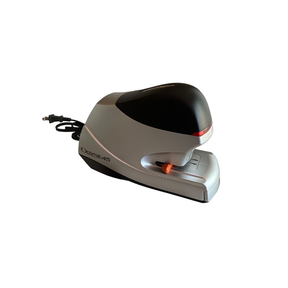 Swingline Optima 45 Electric Stapler Silver Black Heavy Duty 45 Sheet 48209